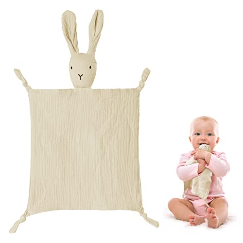 Doudou plat lapin en gaze, seul ou en lot de 3, 6 modèles