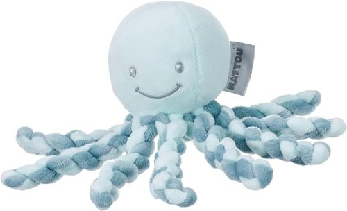 Doudou poulpe en maille, tentacules souples, 8 coloris
