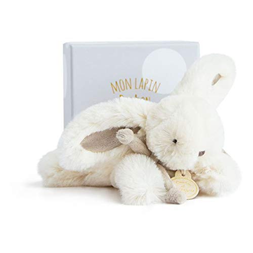 Doudou lapin 16 cm en coffret, 4 coloris
