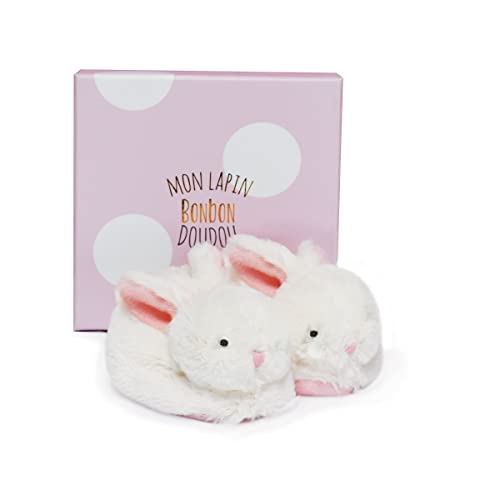 Doudou lapin 16 cm en coffret, 4 coloris