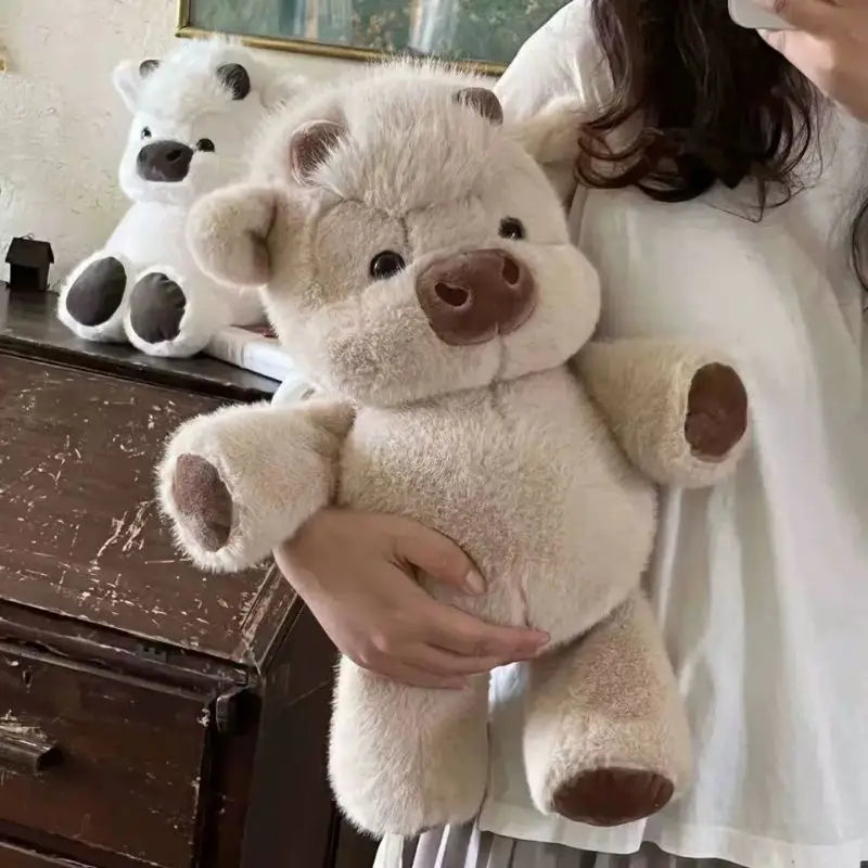 Peluche toute douce à poil ras, 6 modèles