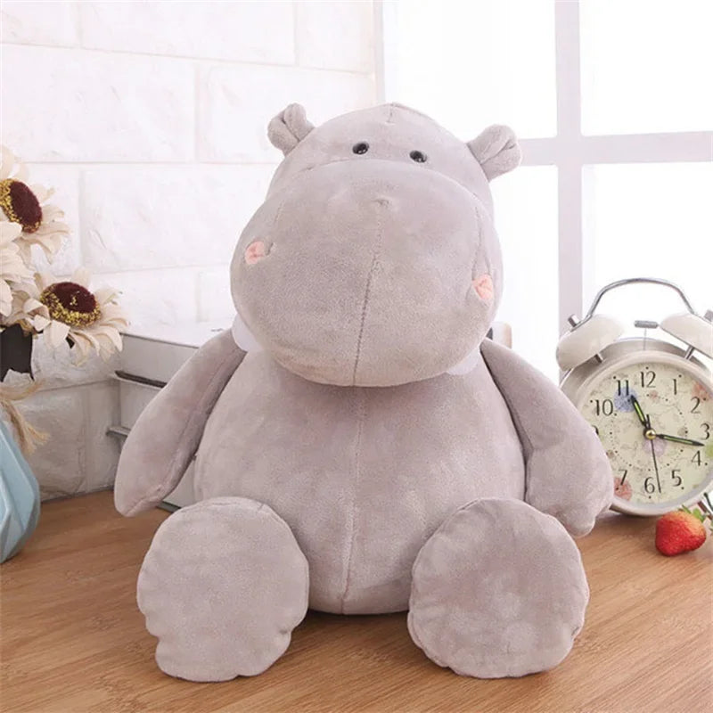 Peluche assise à pattes lestées, 9 animaux